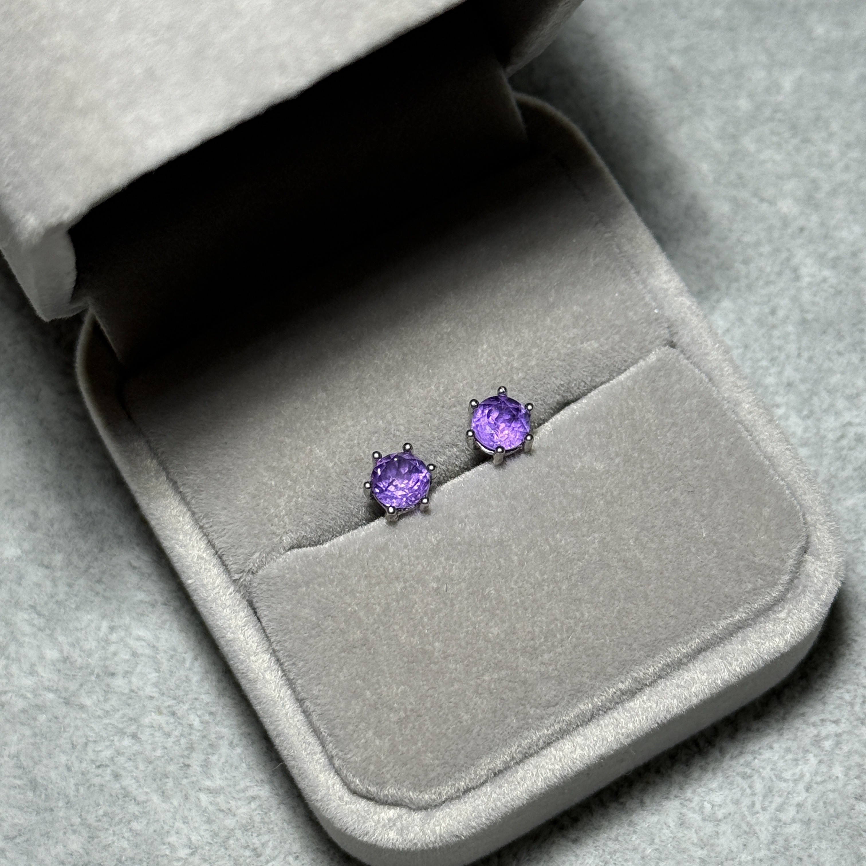 紫水晶耳環 RE1519