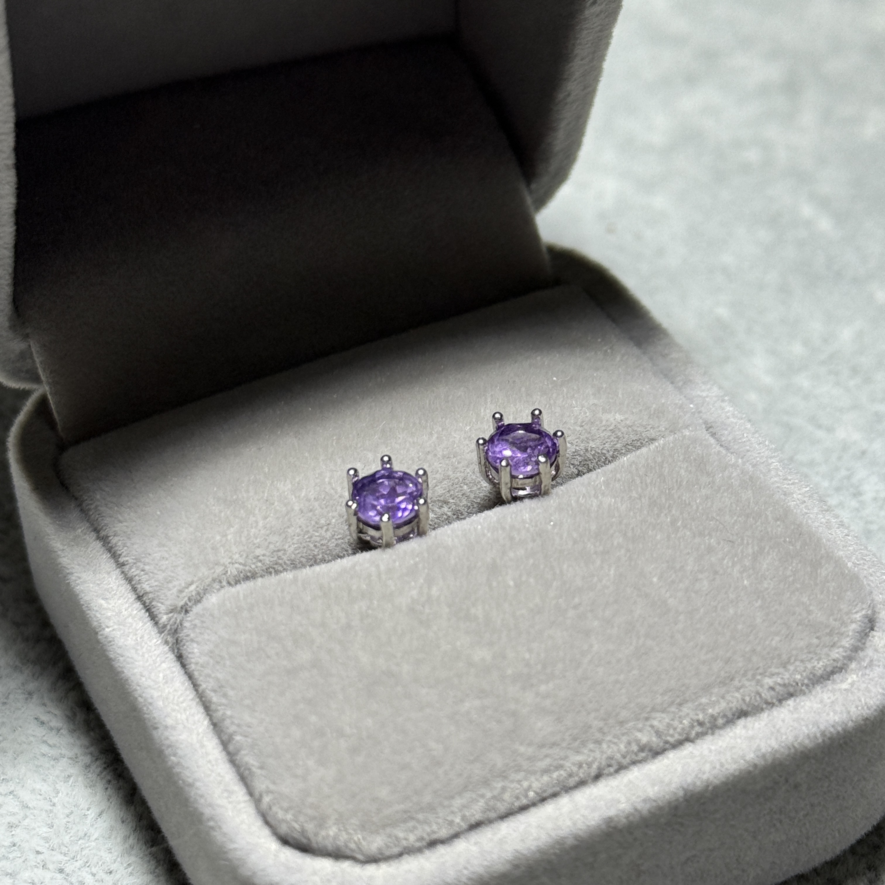 紫水晶耳環 RE1520