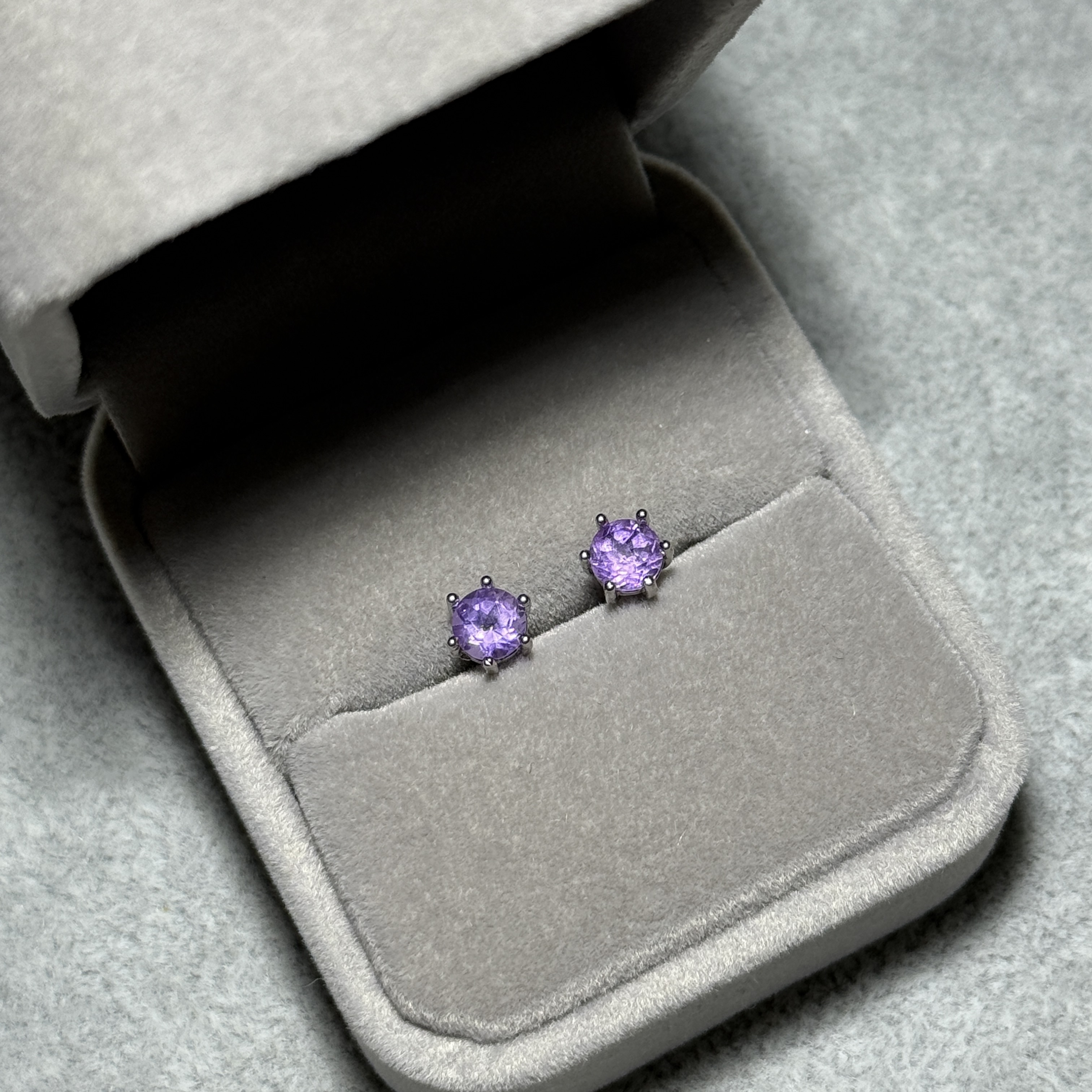 紫水晶耳環 RE1520