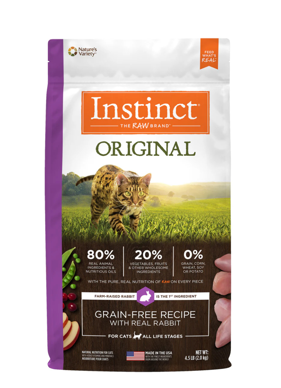 Instinct ｜兔肉 | Original 無穀物貓乾糧配方 10lb
