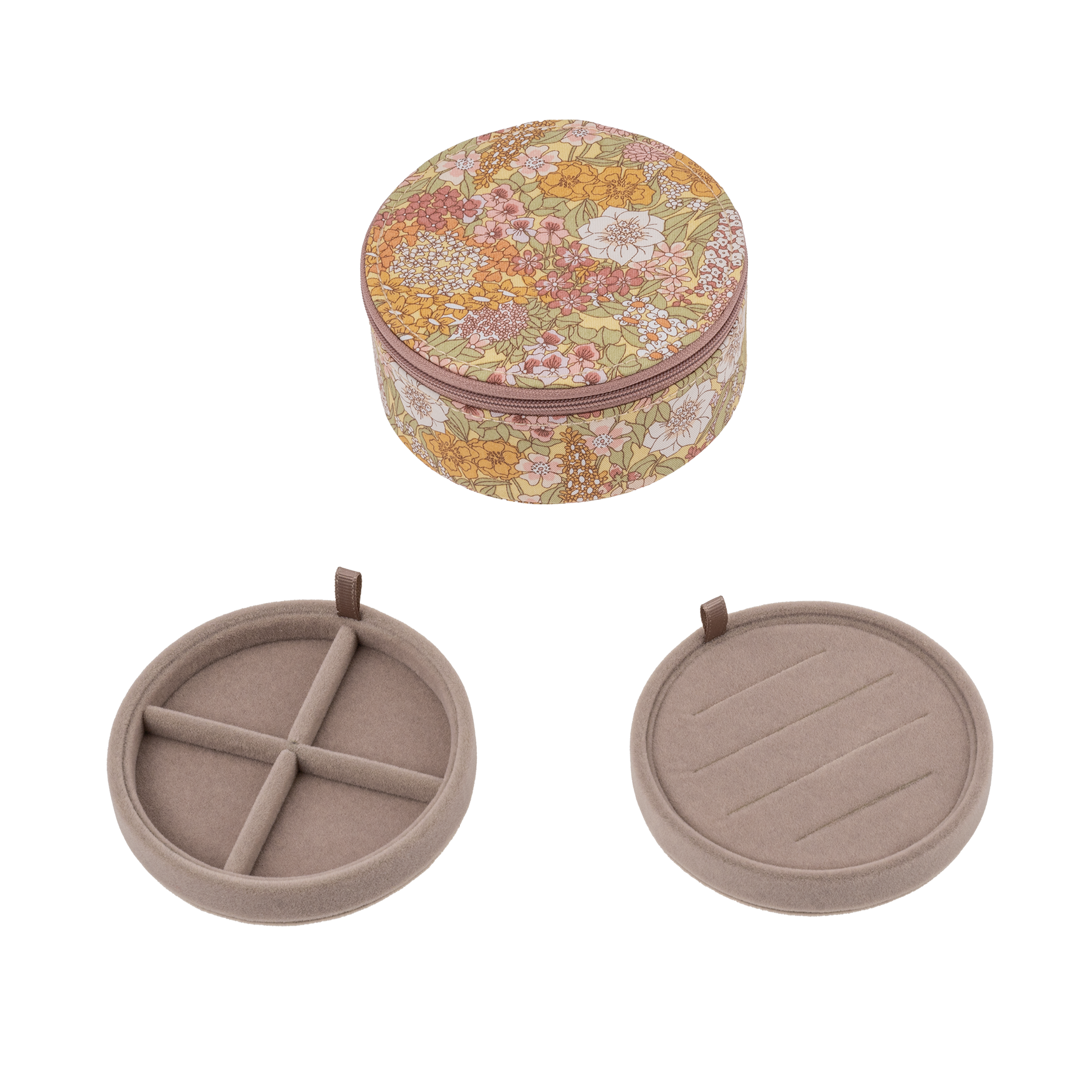Jewelry Box Round Mw Liberty Ciara Green｜Bon Dep