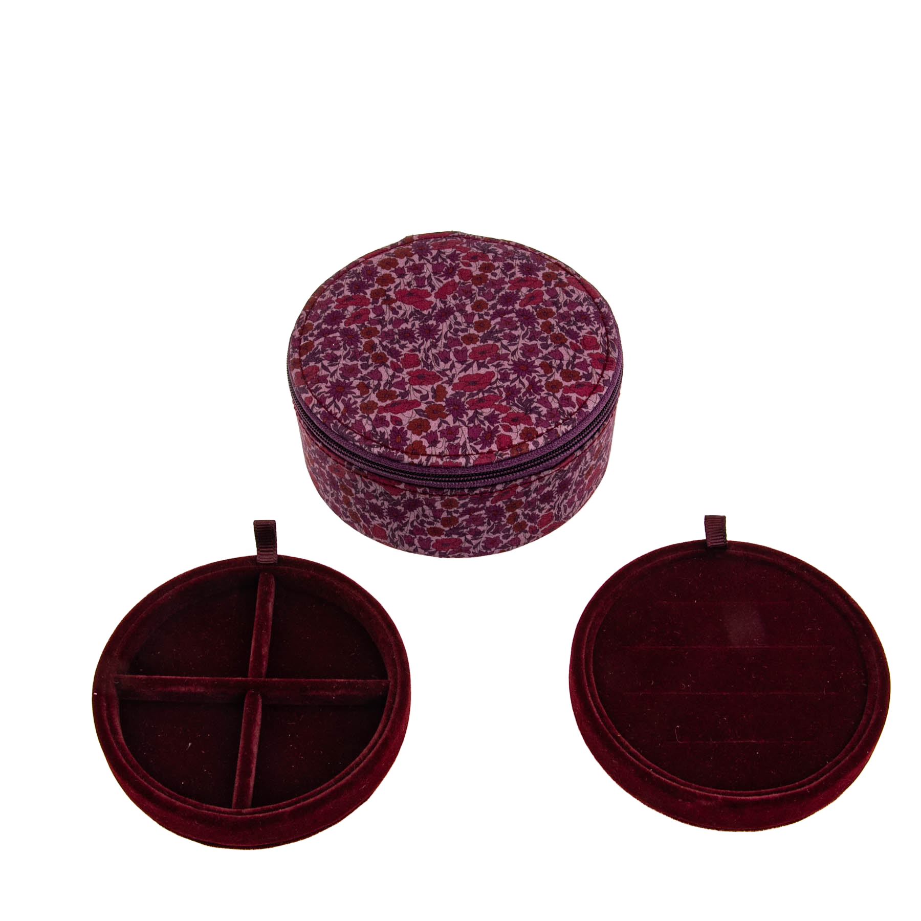 Jewelry Box Round Mw Liberty Peal and Bud｜Bon Dep