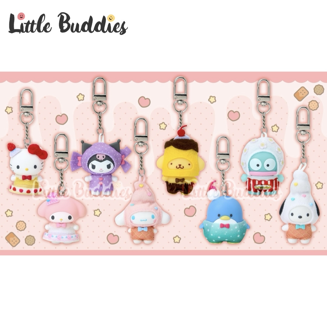 日本 Sanrio Chibitomo 公仔匙扣盲盒系列 - 甜品設計