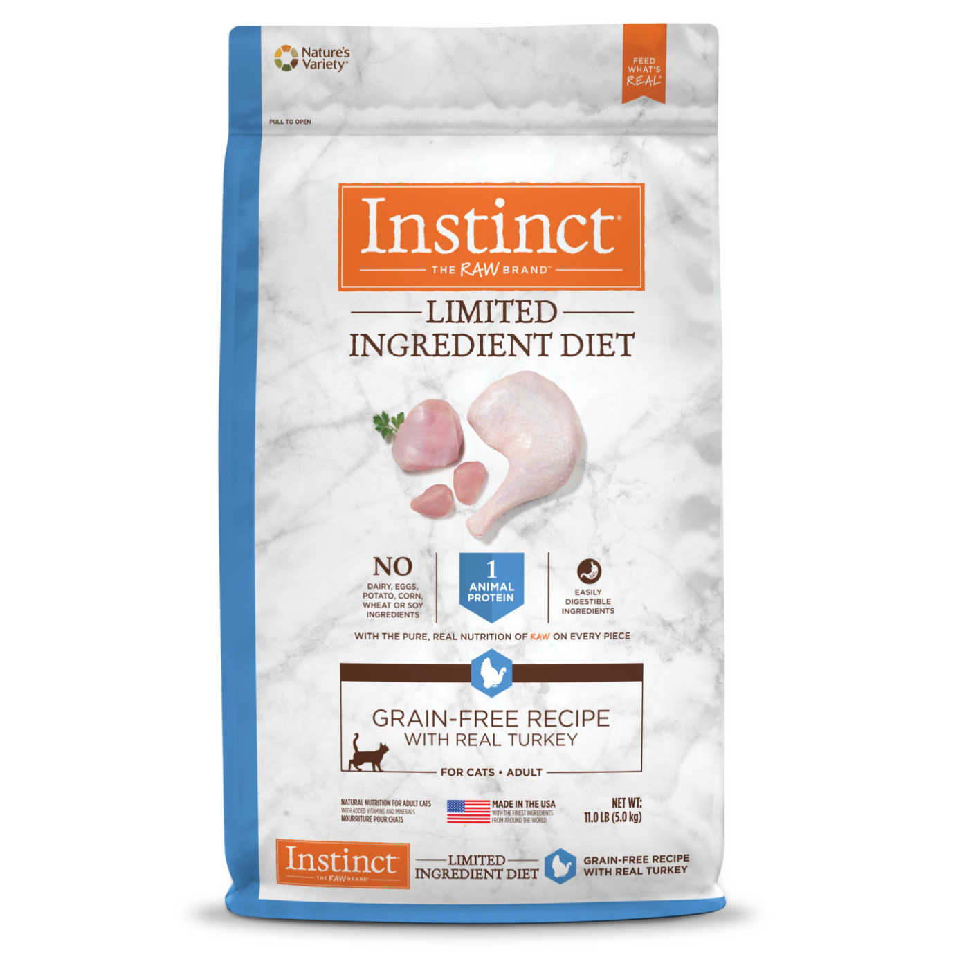 Instinct ｜火雞 |  Limited Ingredient Diet 單一蛋白配方貓糧 11lb