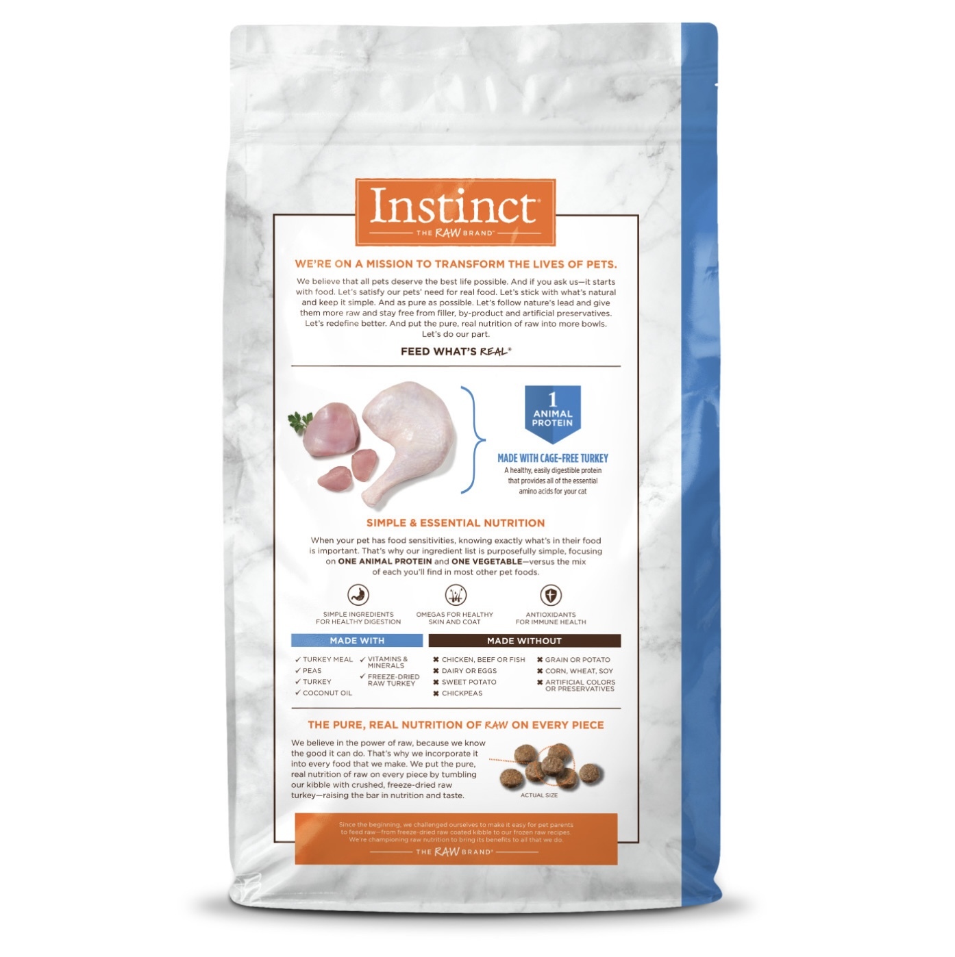 Instinct ｜火雞 |  Limited Ingredient Diet 單一蛋白配方貓糧 11lb
