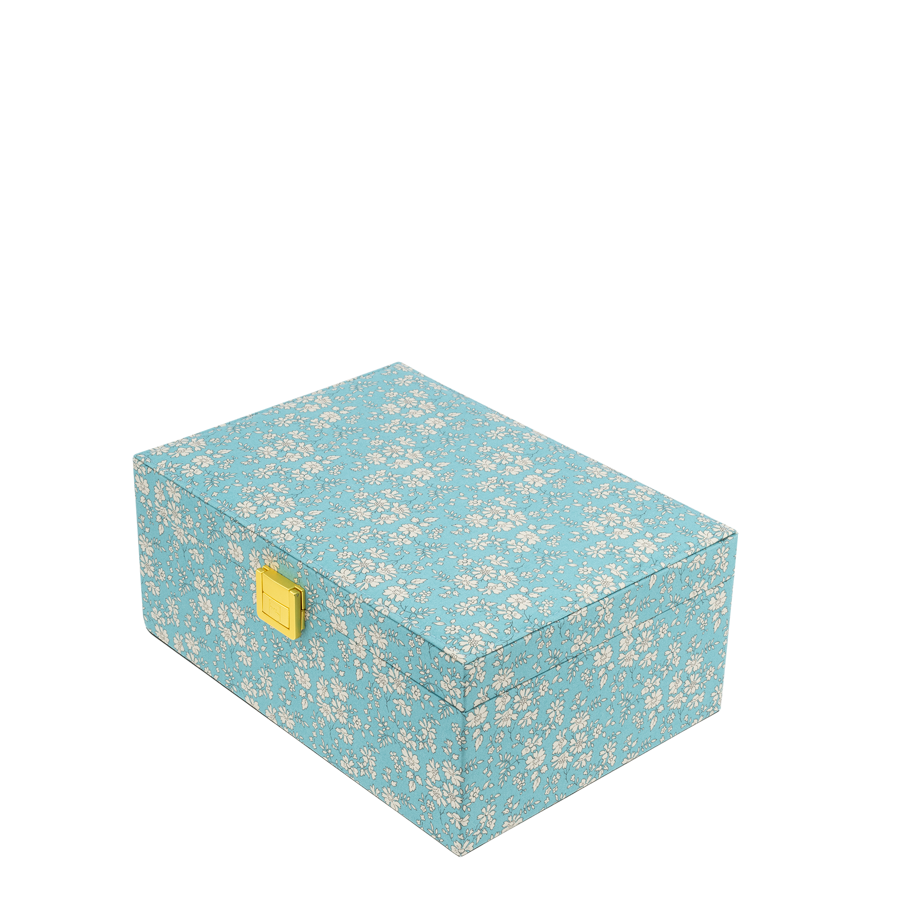 Jewelry Box Square MW Liberty Capel Soft Teal｜Bon Dep