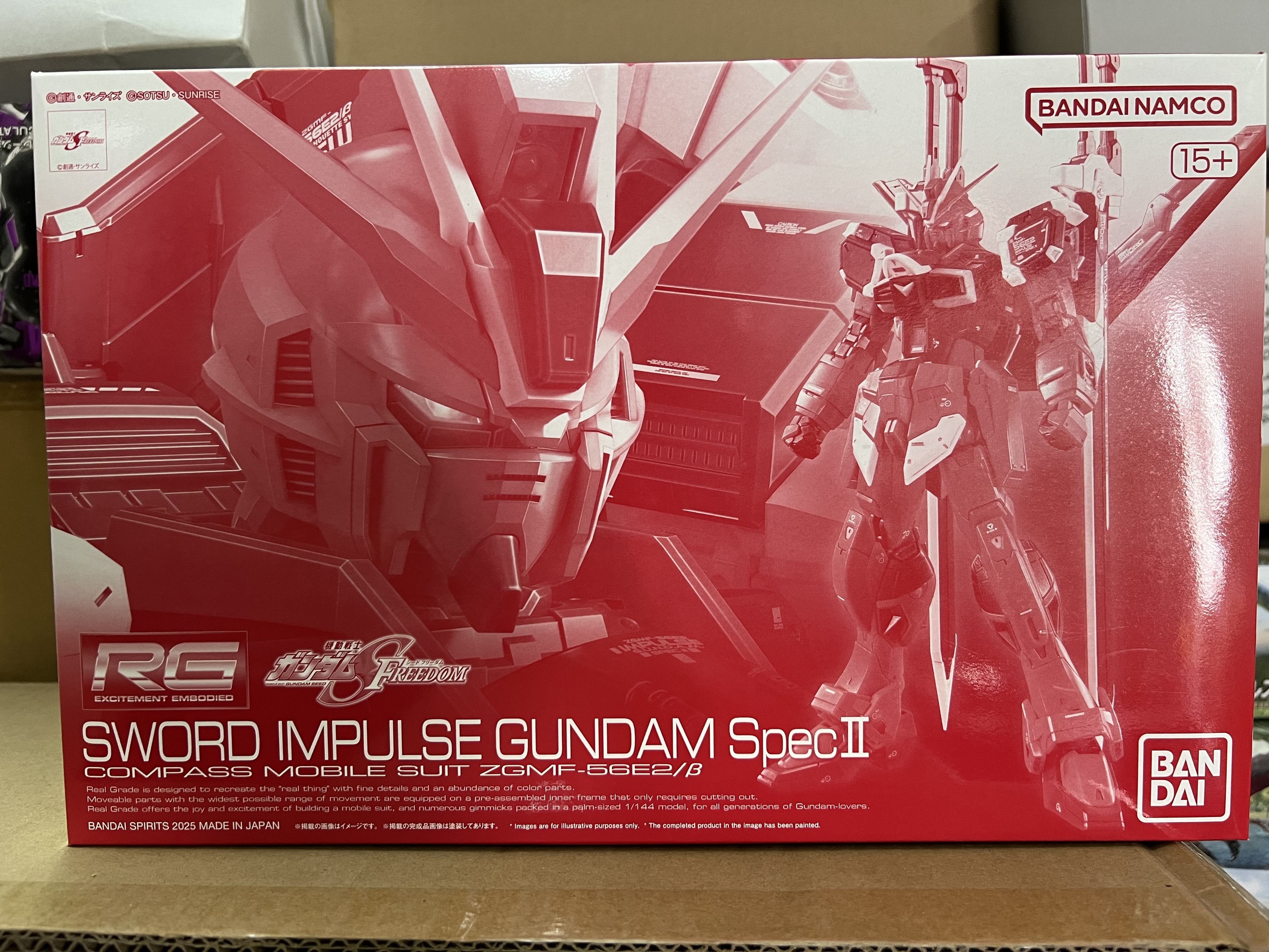 RG 1/144 脈衝高達 劍裝備 SWORD IMPULSE GUNDAM SpecII (WL)