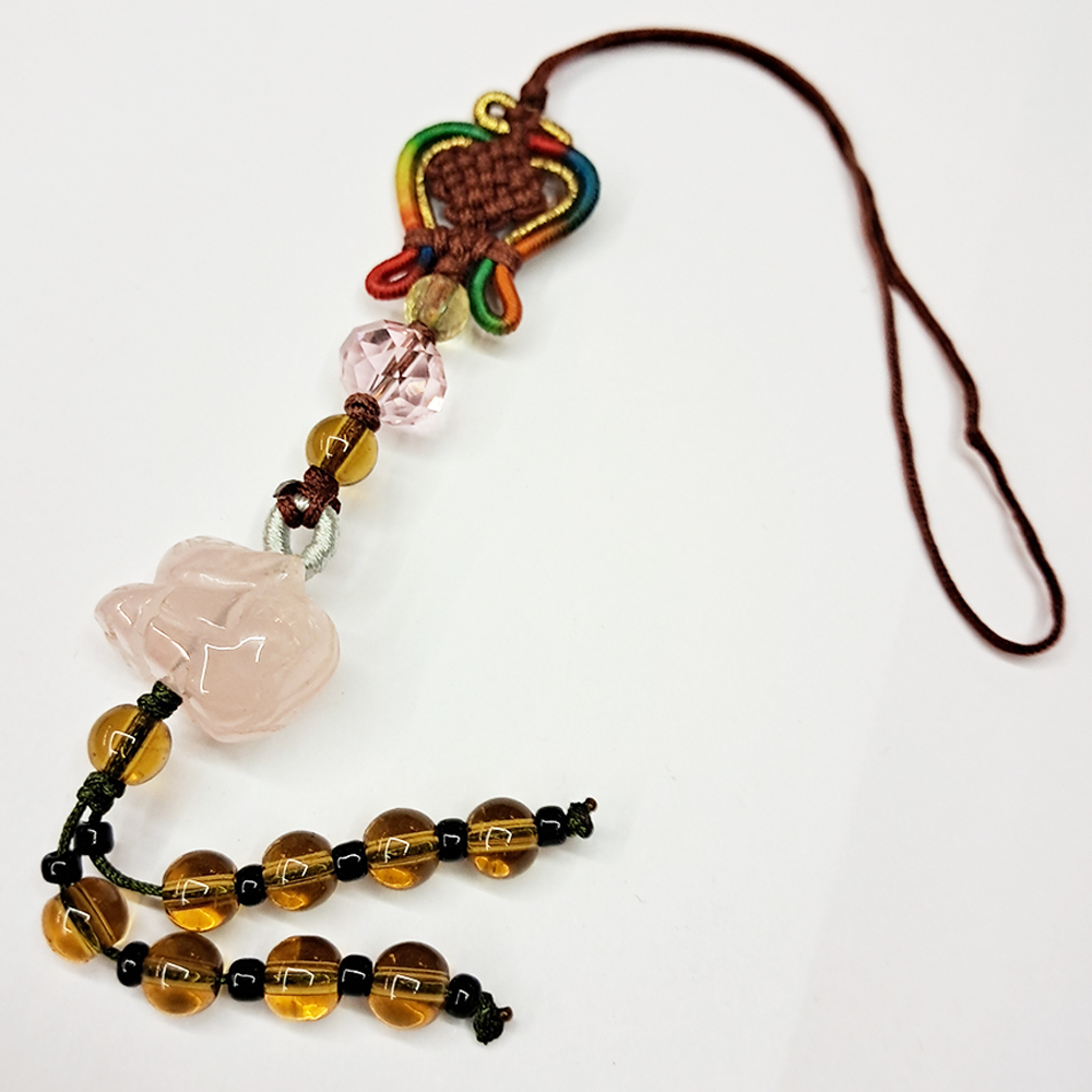 鼠{粉晶}掛飾【十方】154971