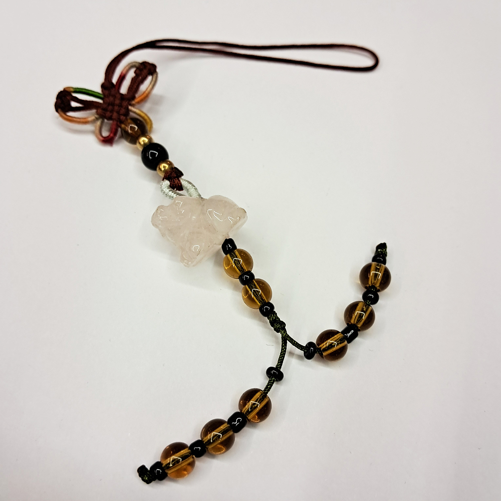 牛{粉晶}掛飾【十方】154972