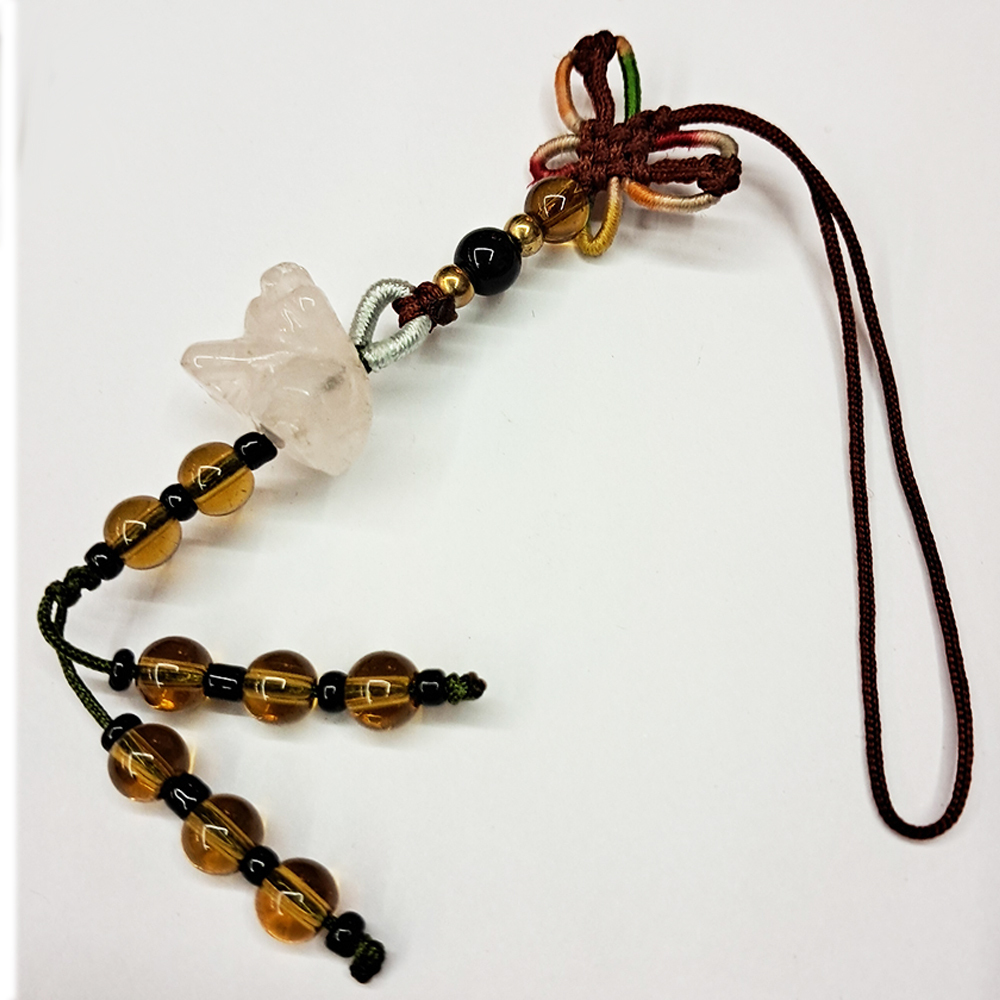 牛{粉晶}掛飾【十方】154972