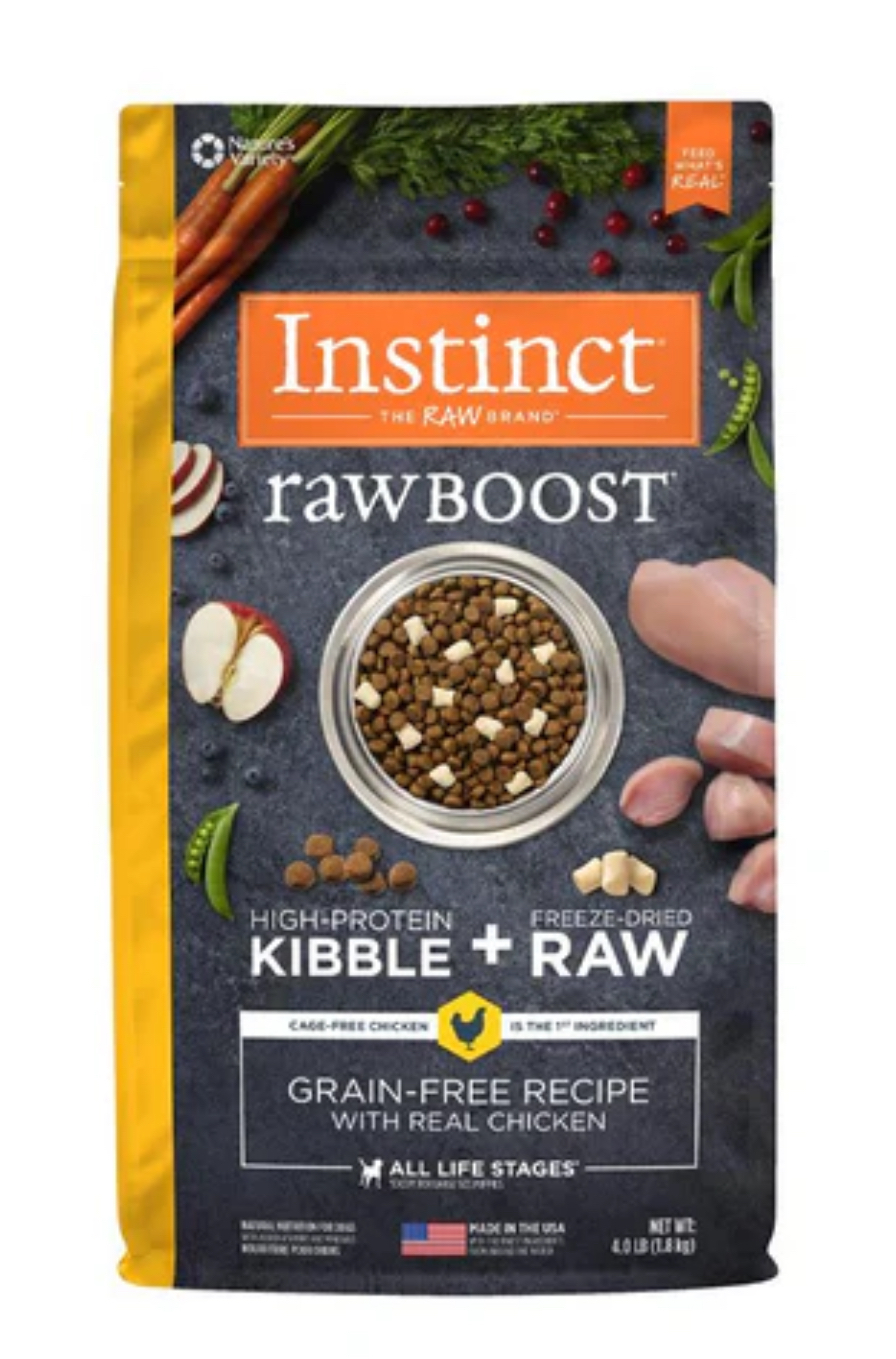 Instinct ｜雞肉 | Raw Boost 生肉配方無穀物狗糧 20 lbs