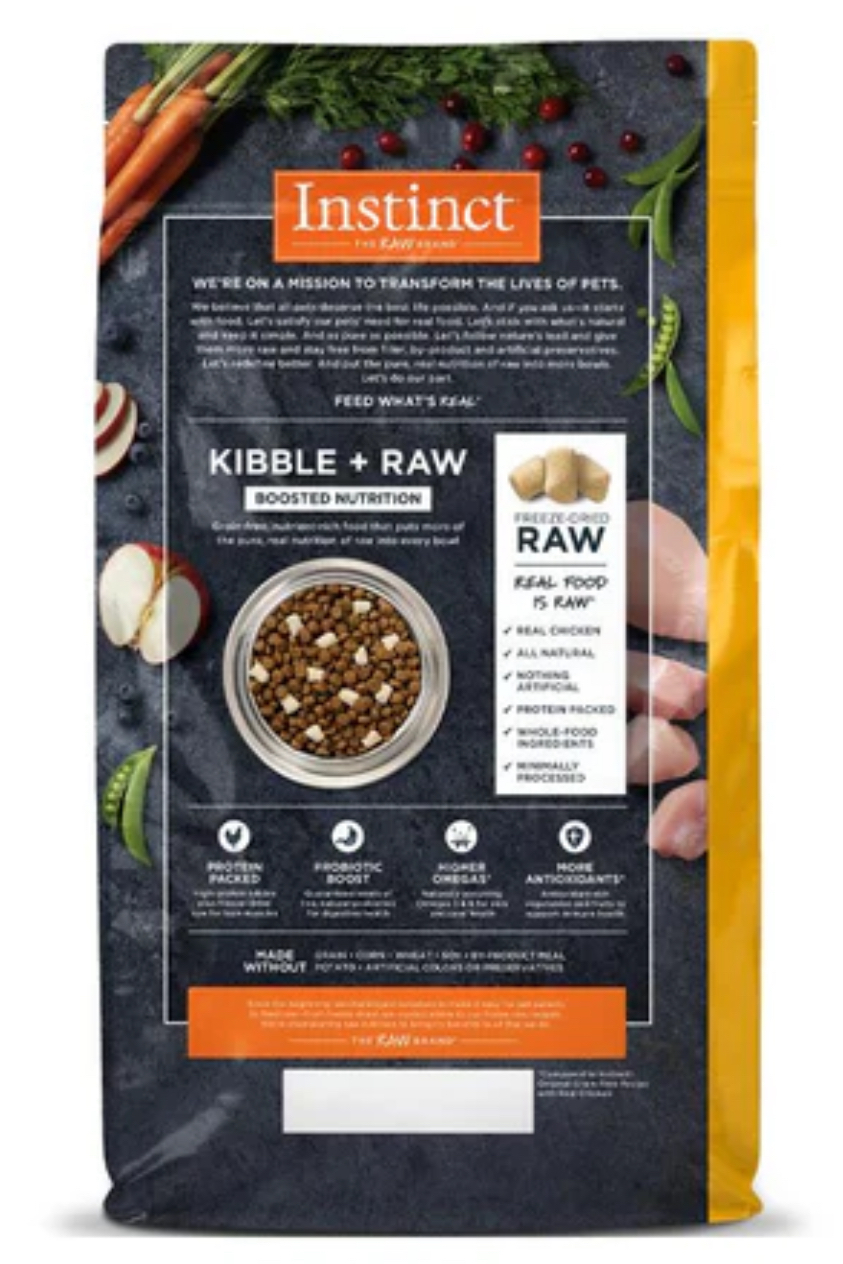 Instinct ｜雞肉 | Raw Boost生肉配方無穀物狗糧 3.5lb