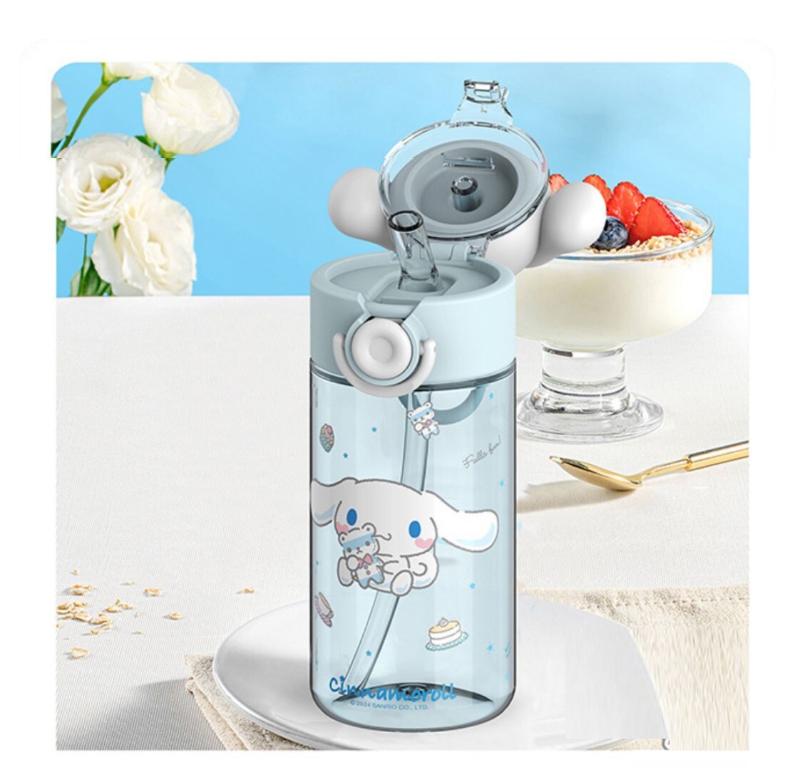 玉桂狗 |3D便攜式吸管水樽(500ml)