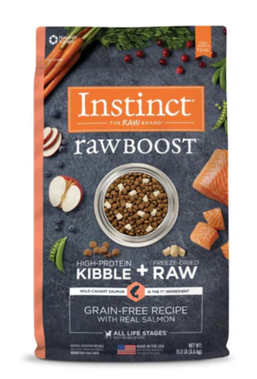 Instinct ｜三文魚 | Raw Boost 生肉配方無穀物狗糧 19lb