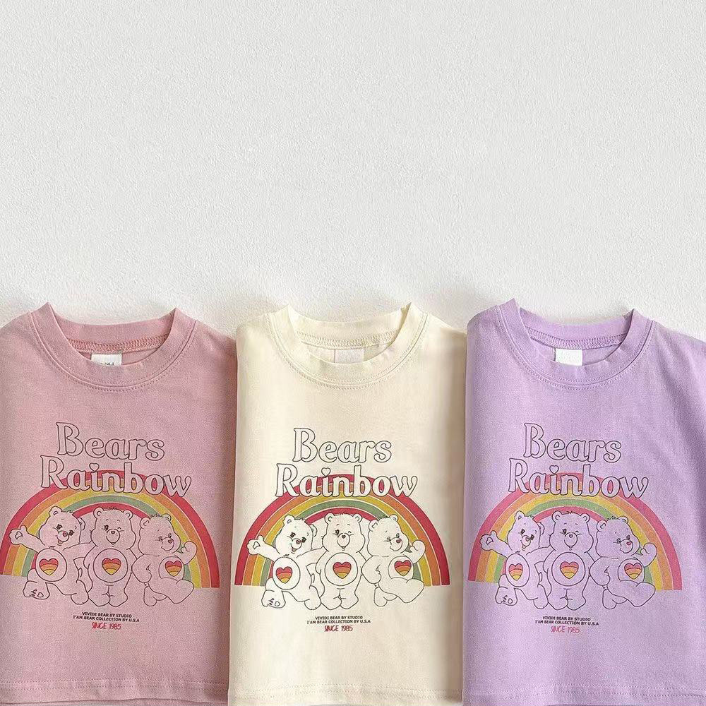 三隻彩虹小熊上衣