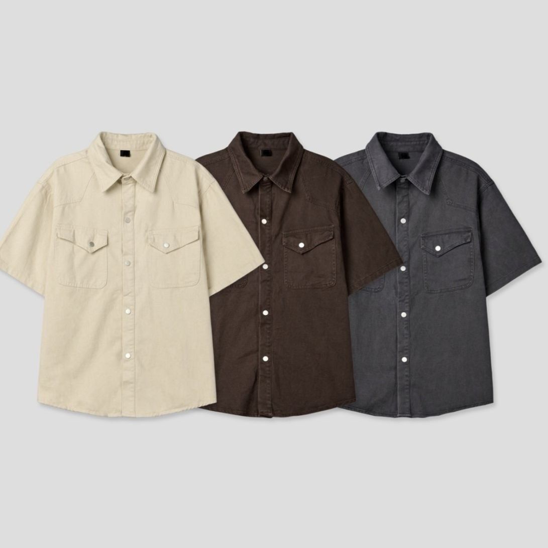 淨色短袖恤衫 S2323