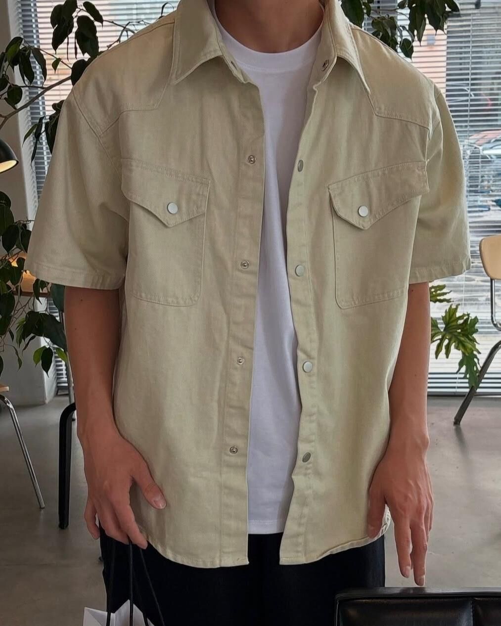 淨色短袖恤衫 S2323