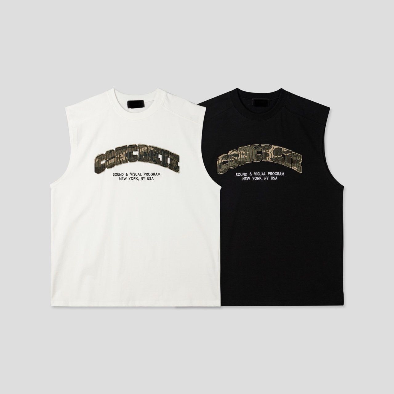 英文字背心 V1121