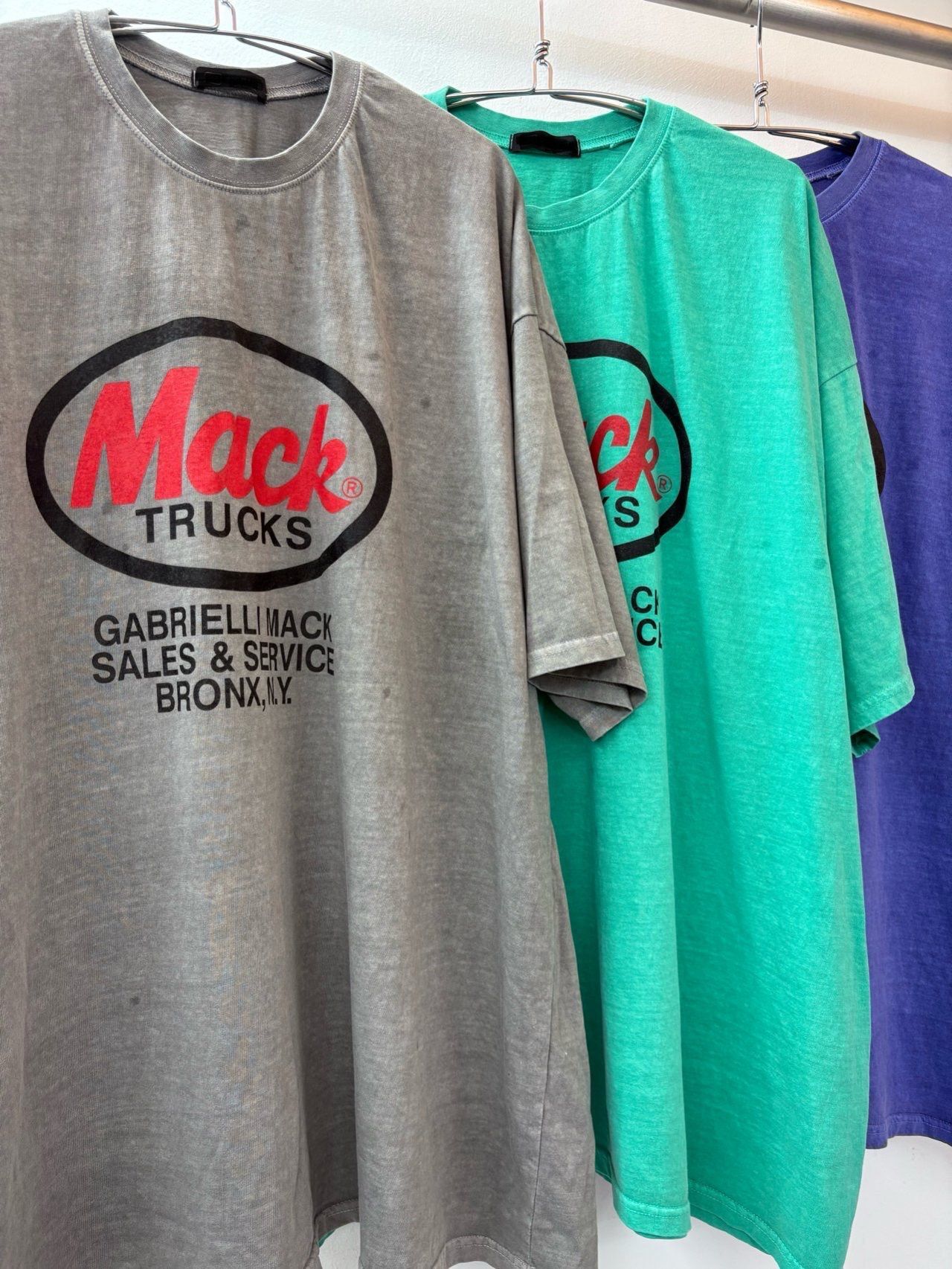 OverSize洗水英文字圖案短袖Tee T5721