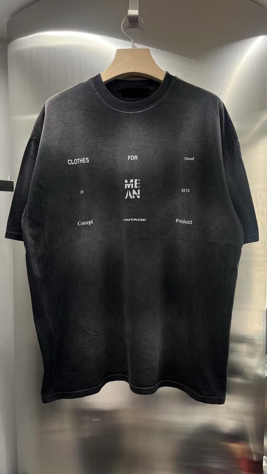 洗水英文字圖案短袖Tee T5725