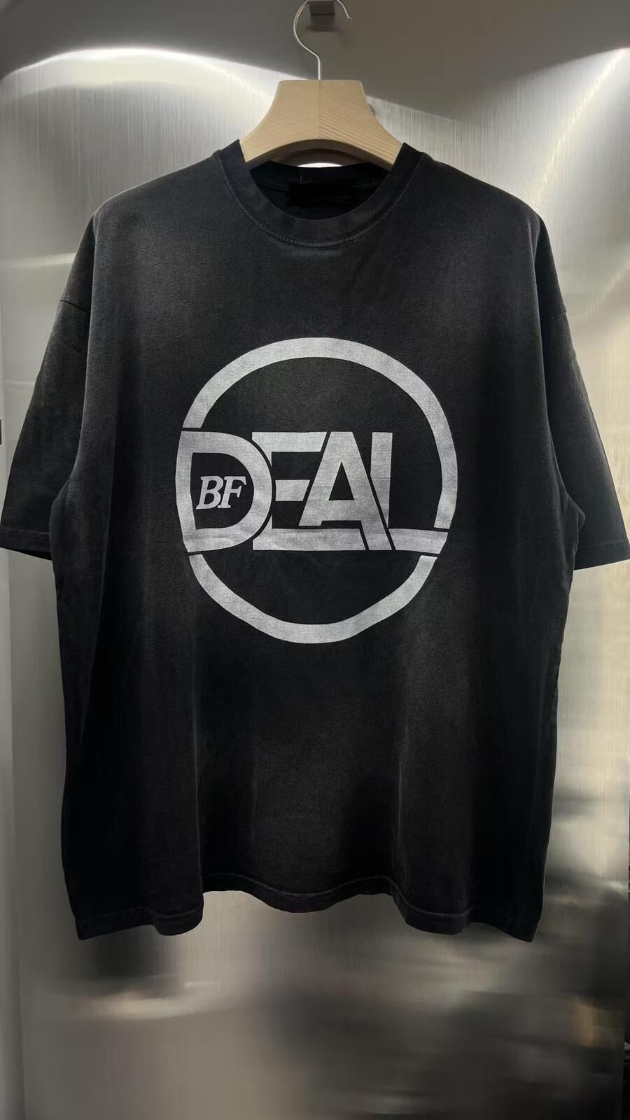 洗水英文字圖案短袖Tee T5727