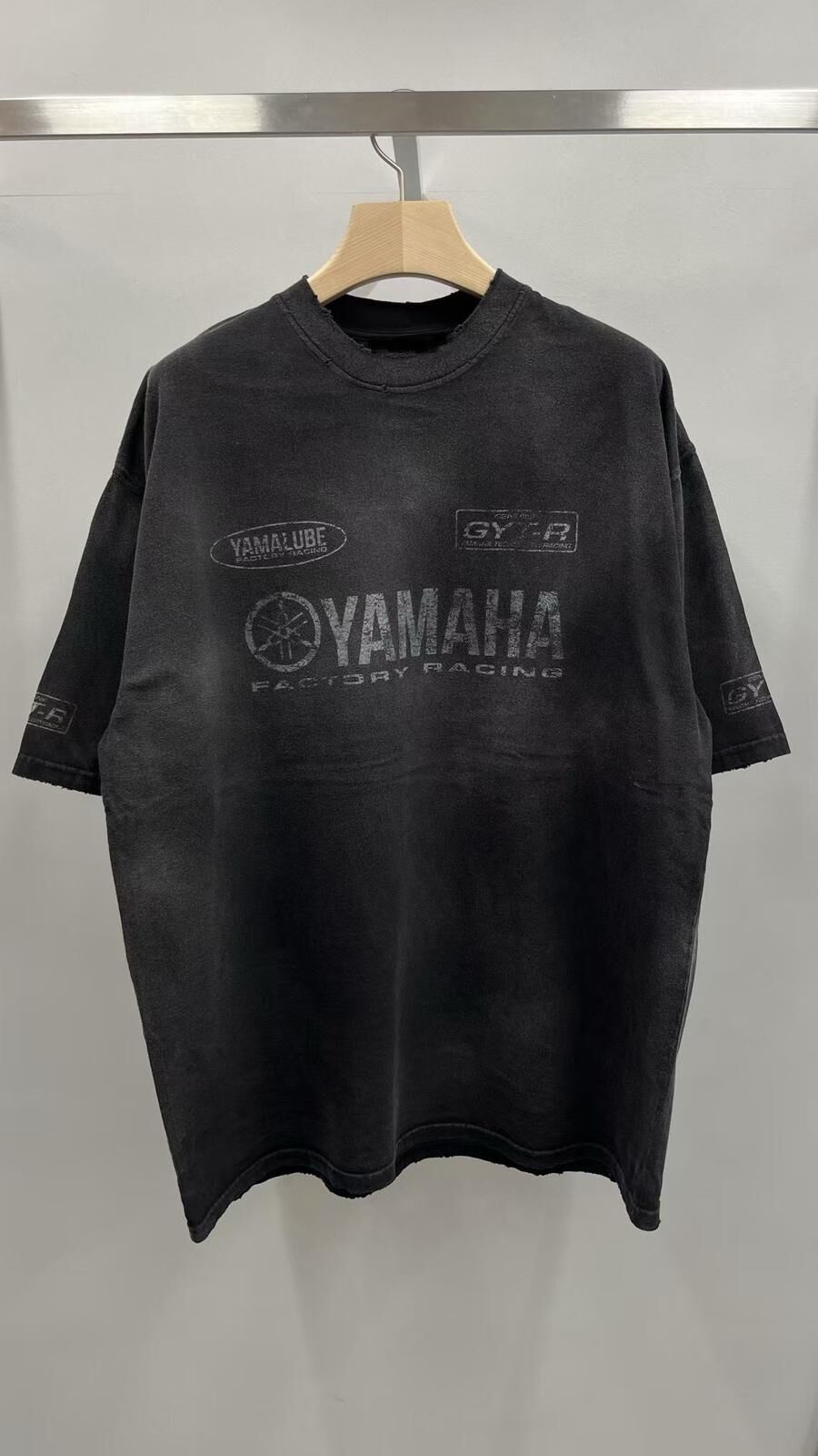 洗水英文字圖案短袖Tee T5728