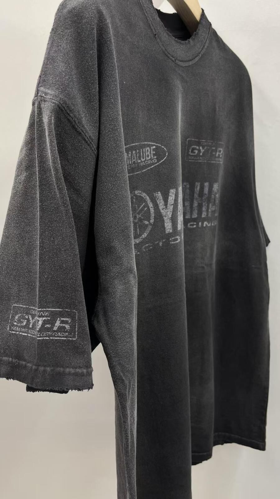 洗水英文字圖案短袖Tee T5728