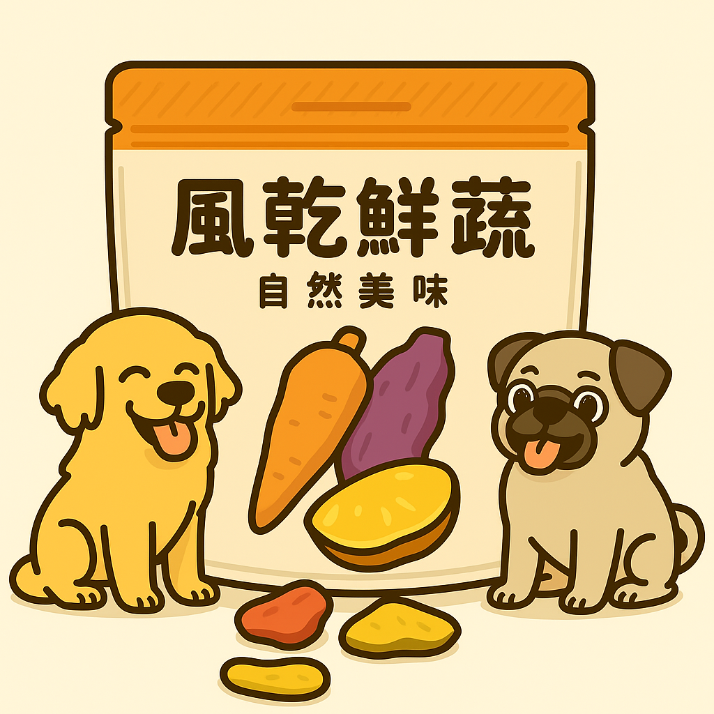CRA5Y PAWS 風乾雜錦鮮蔬 貓狗天然零食