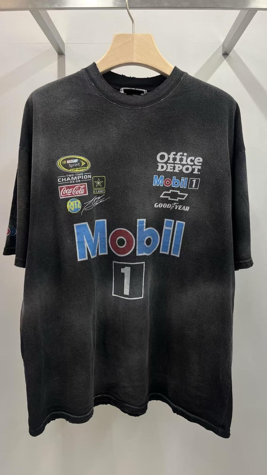 洗水英文字圖案短袖Tee T5730