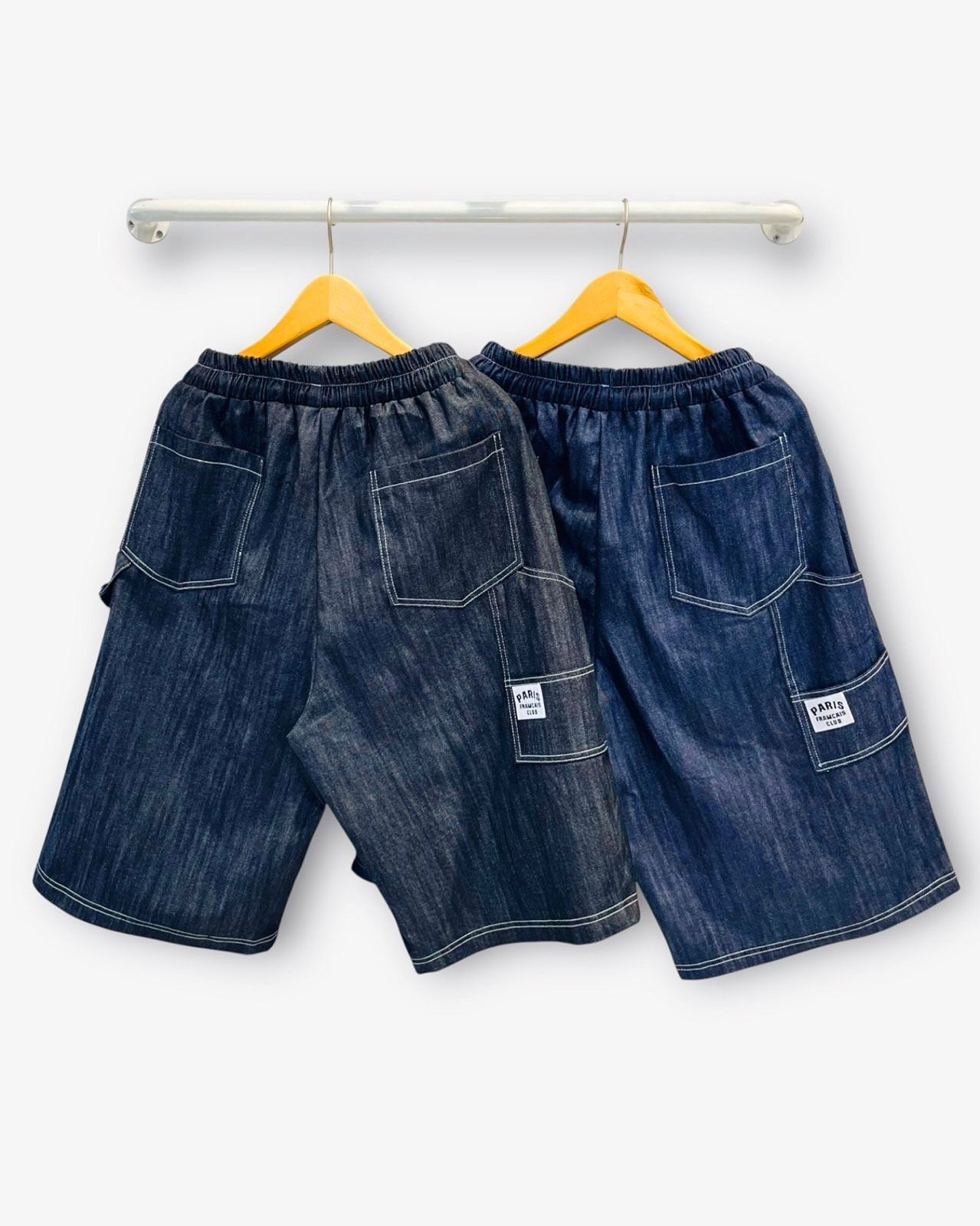 淨色牛仔短褲 P3116