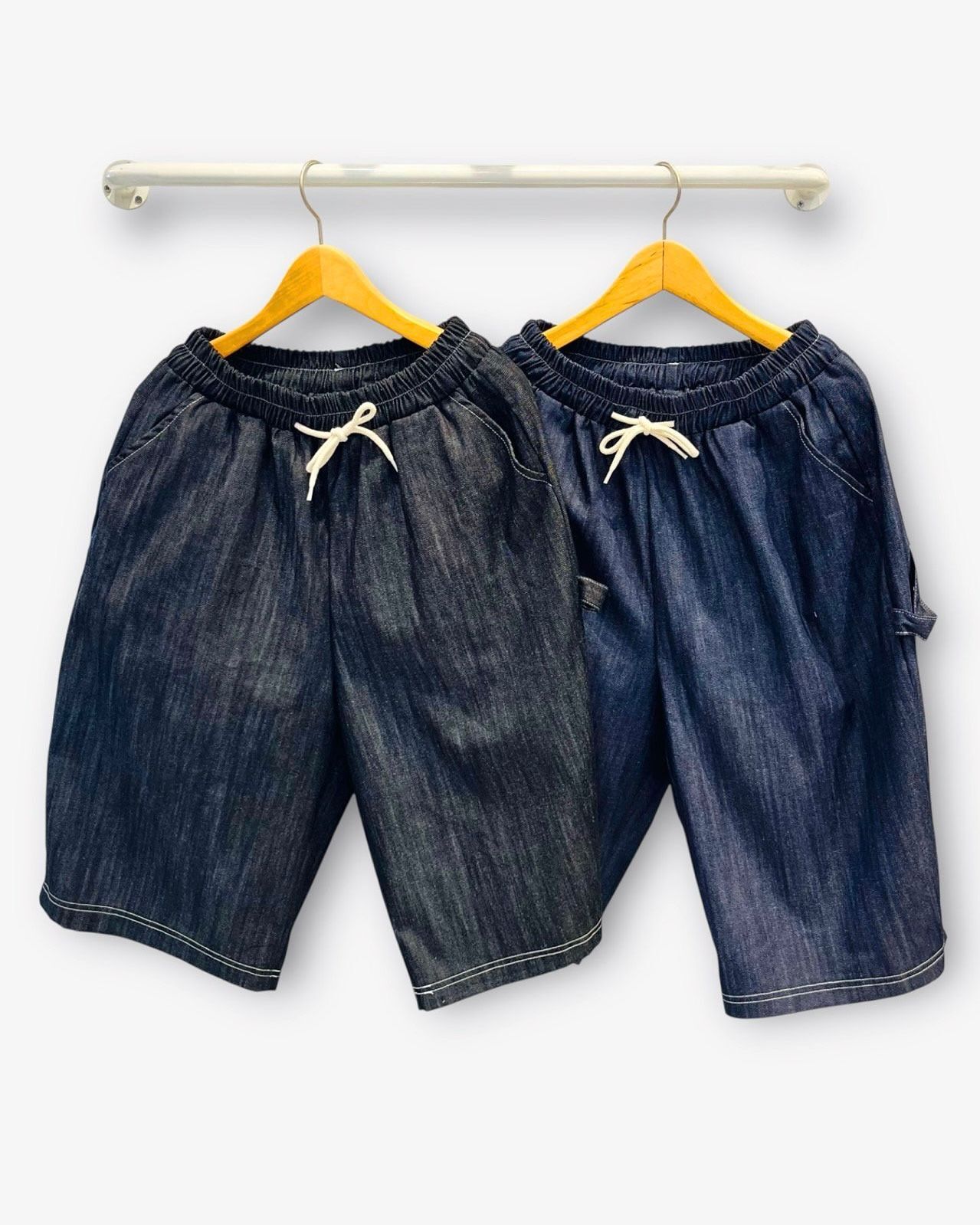 淨色牛仔短褲 P3116