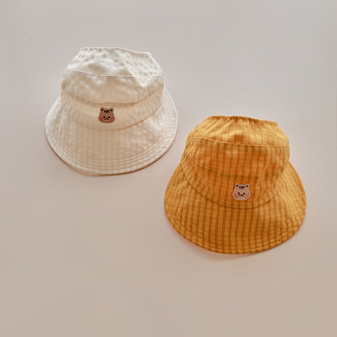 25S/S DTD Sweet清新活潑‌條紋遮陽帽