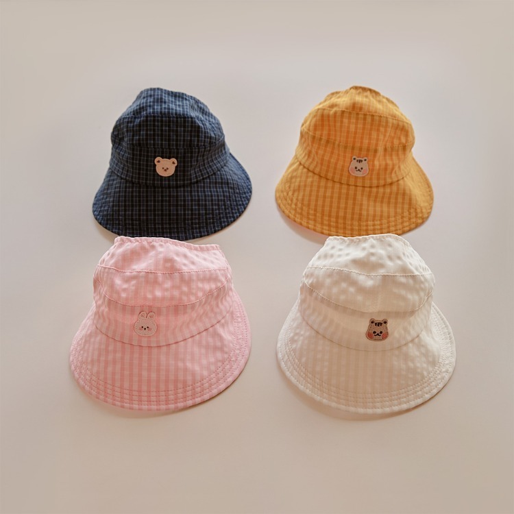 25S/S DTD Sweet清新活潑‌條紋遮陽帽