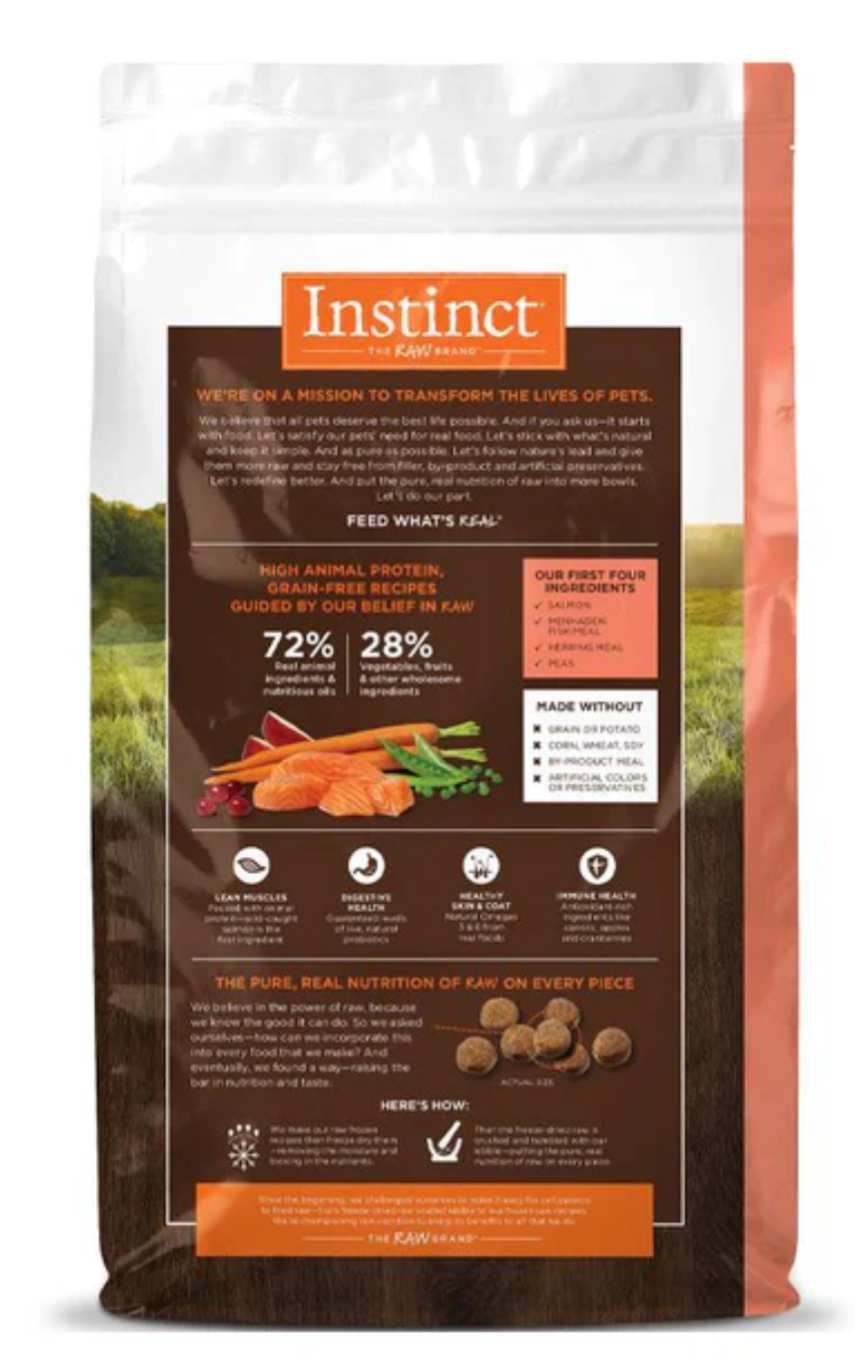 Instinct｜三文魚 | Original 無穀物狗乾糧配方(全犬) 20lb