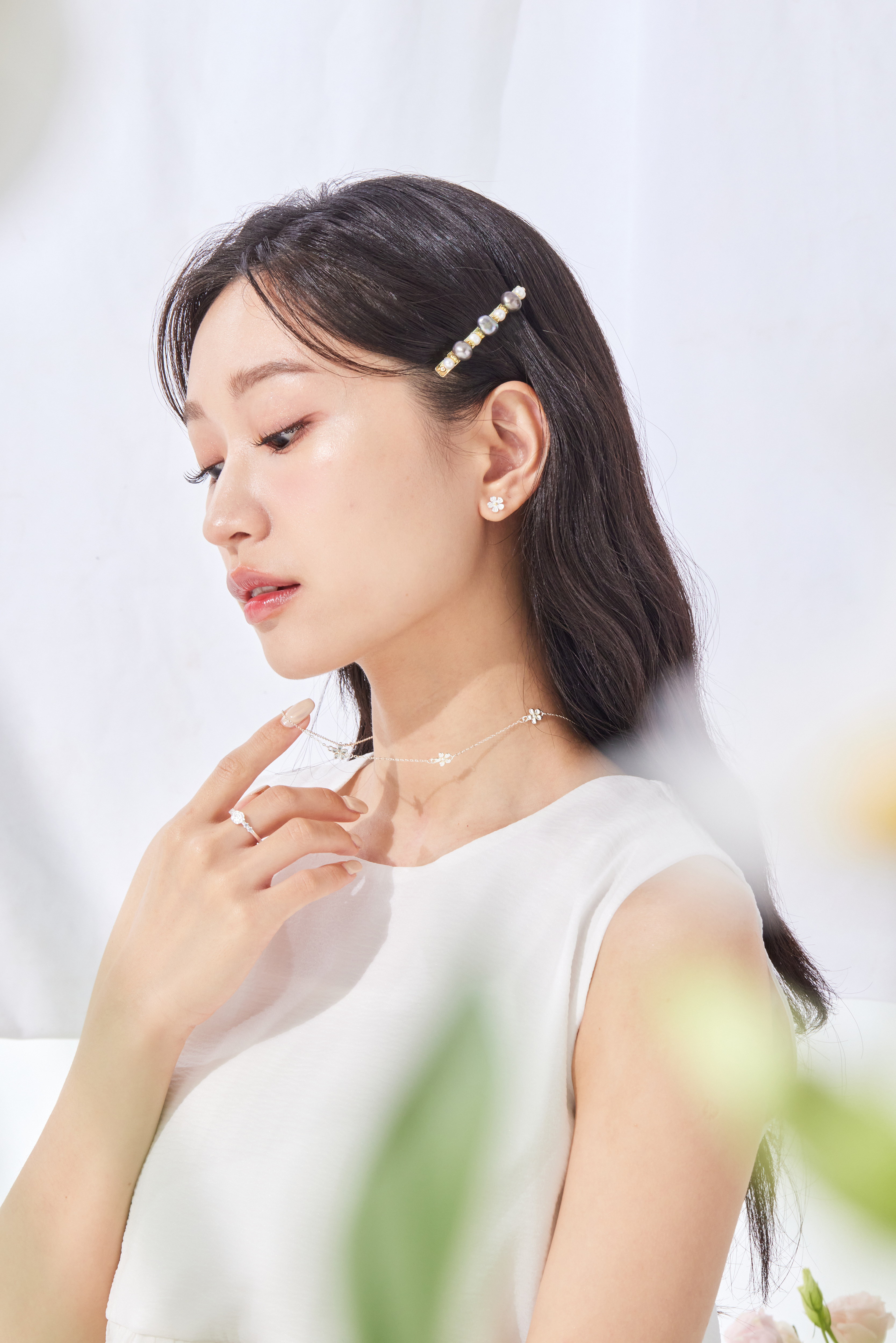 N1056 | 純銀小花項鍊