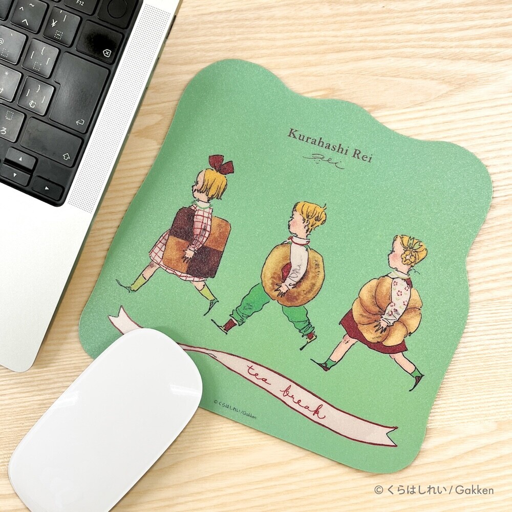餅乾與女孩 滑鼠墊｜日本Kurahashirei