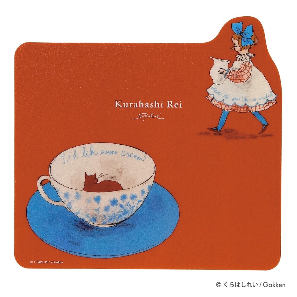 下午茶與女孩 滑鼠墊｜日本Kurahashirei