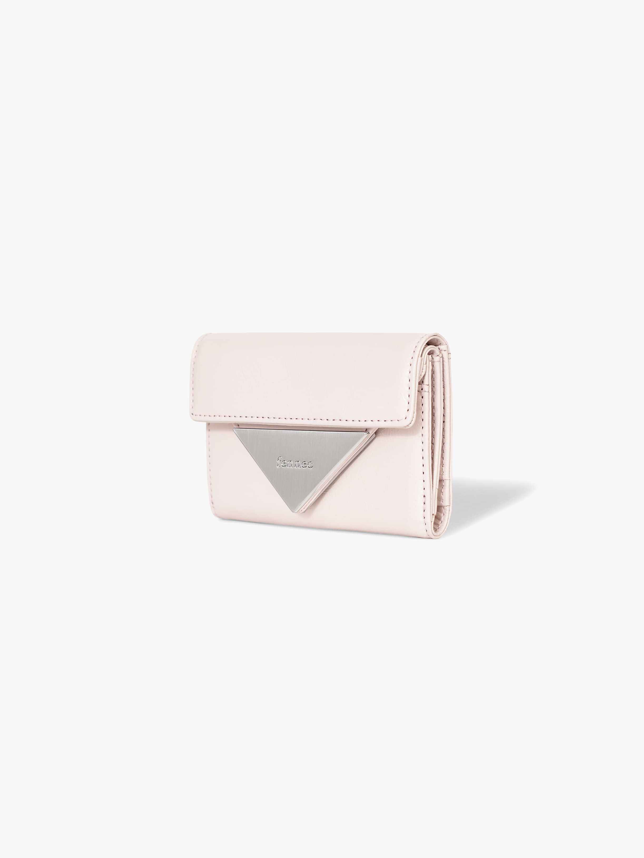 ★Fennec★ CRINKLE TRIANGLE TRIPLE WALLET MISTY LAVENDER FM CRINKLE TRIANGLE TRIPLE WALLET - MISTY LAVENDER - Fennec