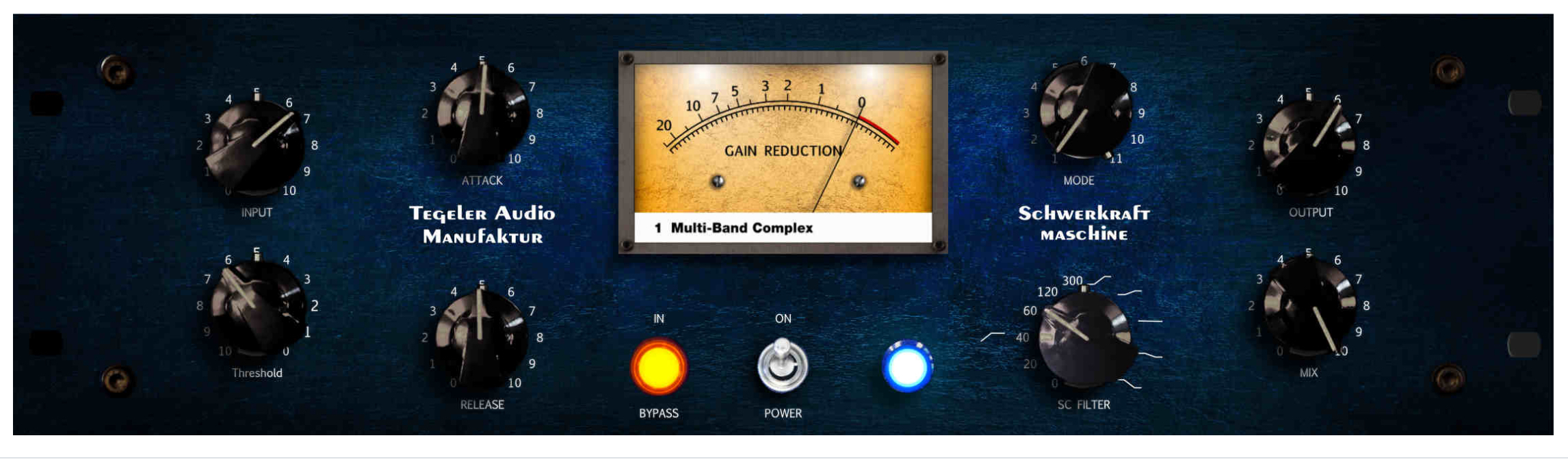 Tegeler Audio Manufaktur Schwerkraftmaschine