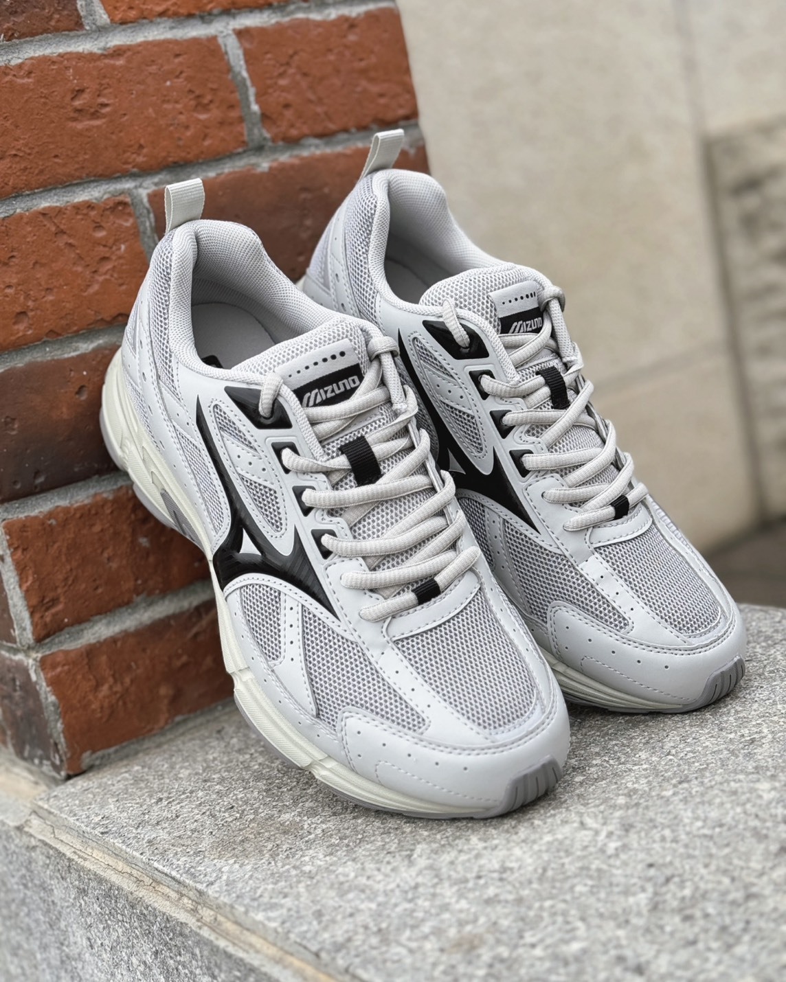 #預購 MIZUNO SPEED 復古慢跑鞋 D1GH223008 灰黑