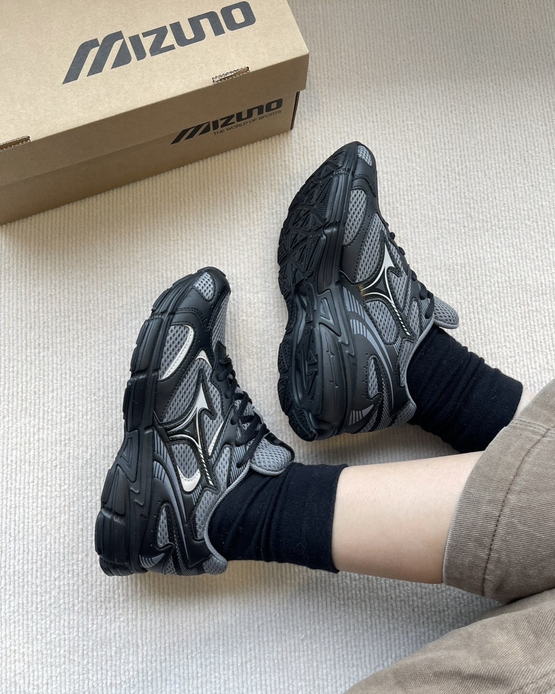 #預購 MIZUNO SPEED 2K 復古慢跑鞋 D1GH222907 黑灰