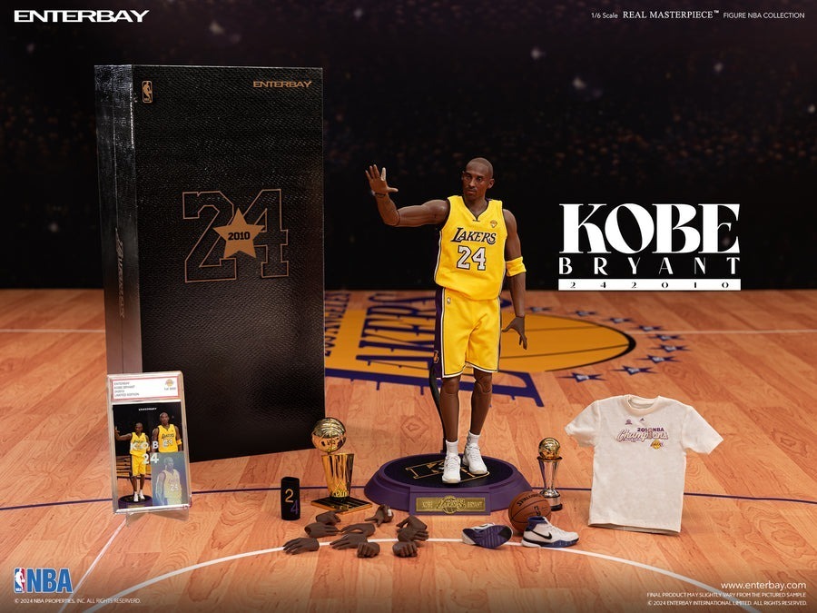 NBA公仔 Kobe Brynat 洛杉磯湖人 ENTERBAY 1/6 NBA系列 RM-1098 柯比 老大 小飛俠 精緻公仔 全新
