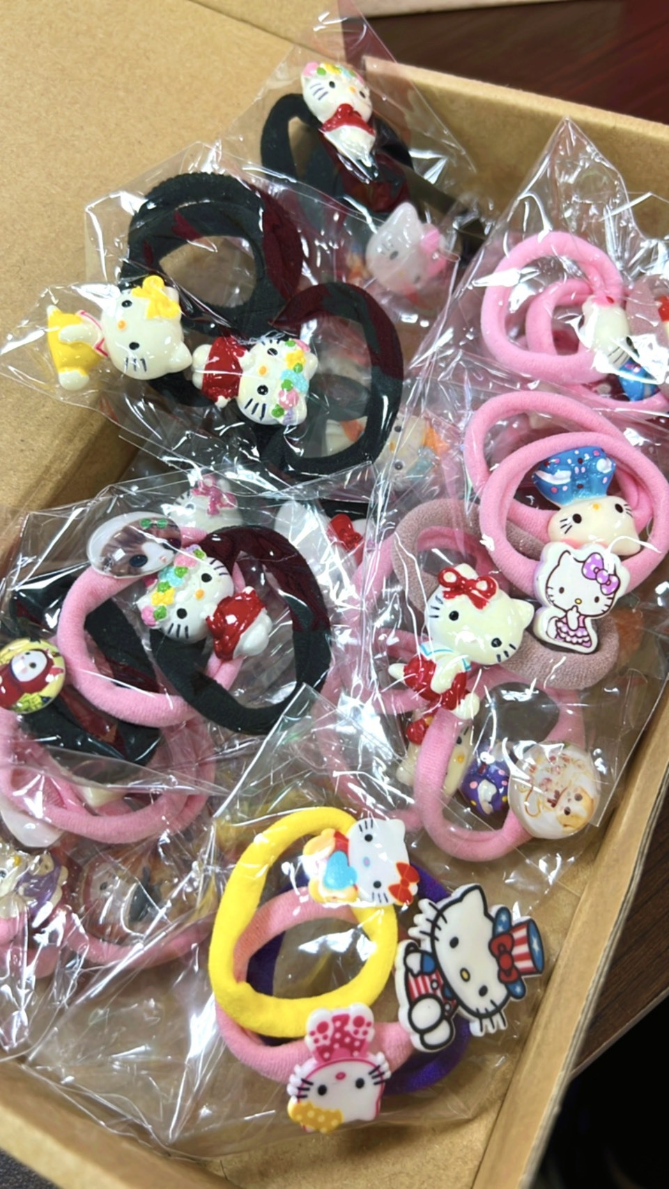 高雄分會*5入凱蒂貓手作髮圈