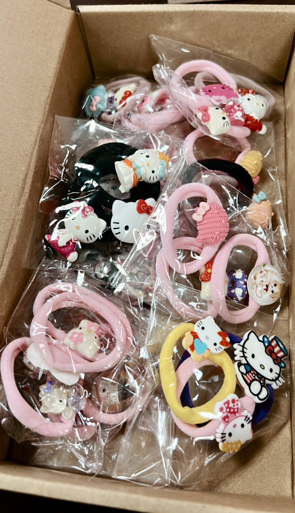 高雄分會*5入凱蒂貓手作髮圈