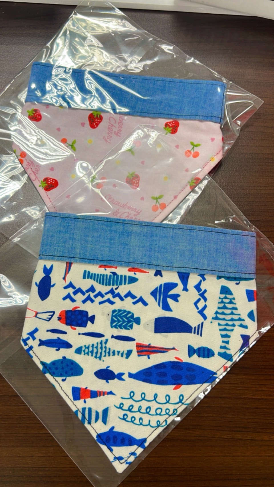 高雄分會*寵物率性圍巾3入(手作)