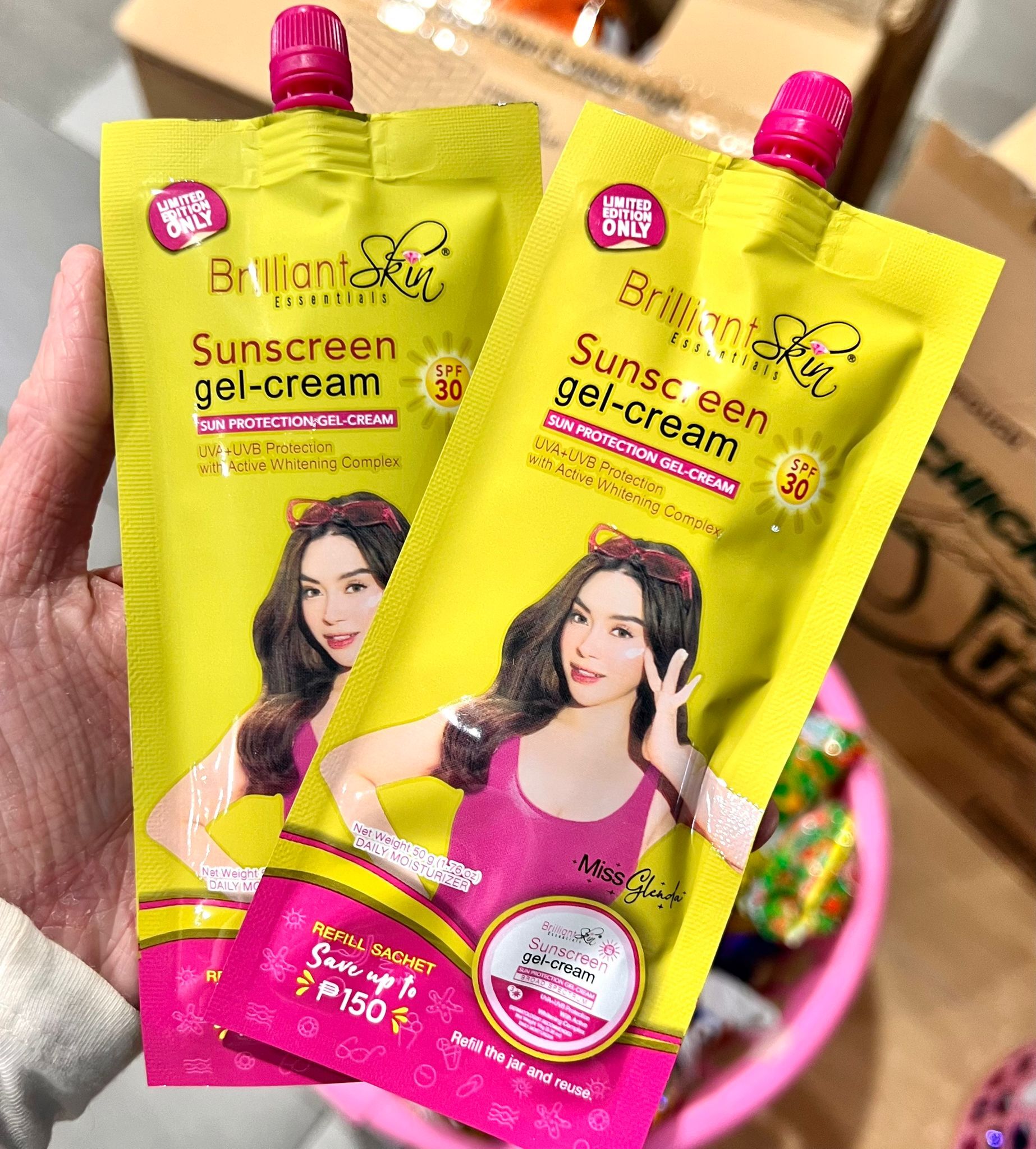 Brilliant Sunscreen Gel Cream (Yellow ~ Limited Edition)