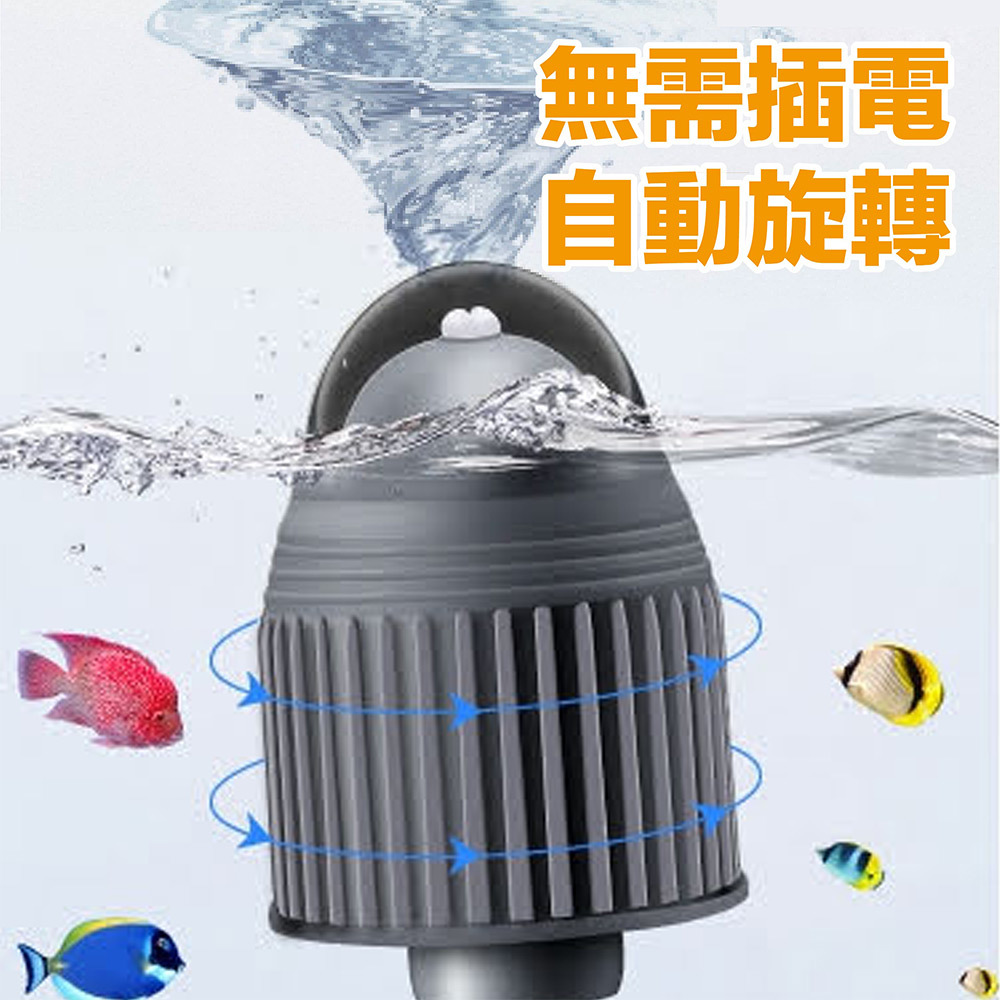 無需外接電源，安裝於過濾器或出水口即可自動運作，0耗能環保設計