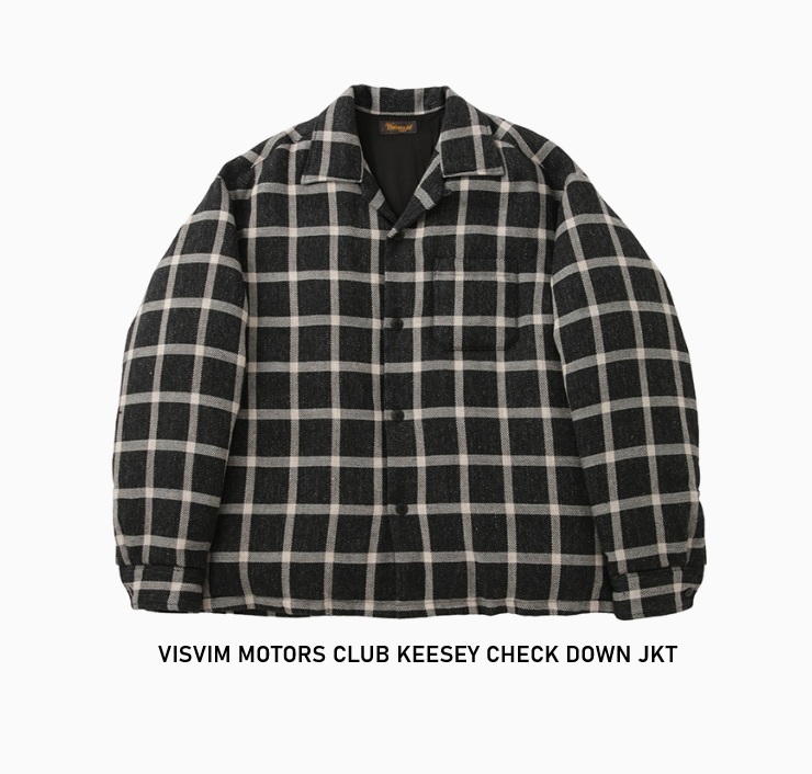 VISVIM MOTORS CLUB 2025 KEESEY CHECK DOWN JKT - PRE ORDER ITEM (預訂中)