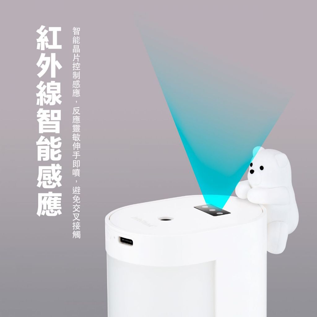 【樂森藥局】infoThink 小熊醫生智慧感應酒精消毒噴霧機