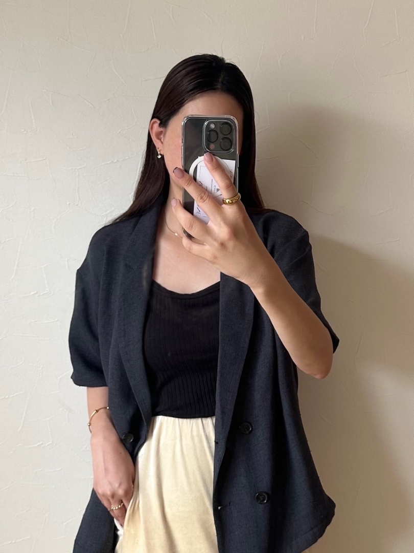 S925 one stone hoop pierce